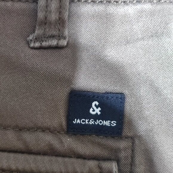 Jack & Jones Paul Cargo Pants men;s size 32 brown colour Tapered fit side pocket - Picture 5 of 16